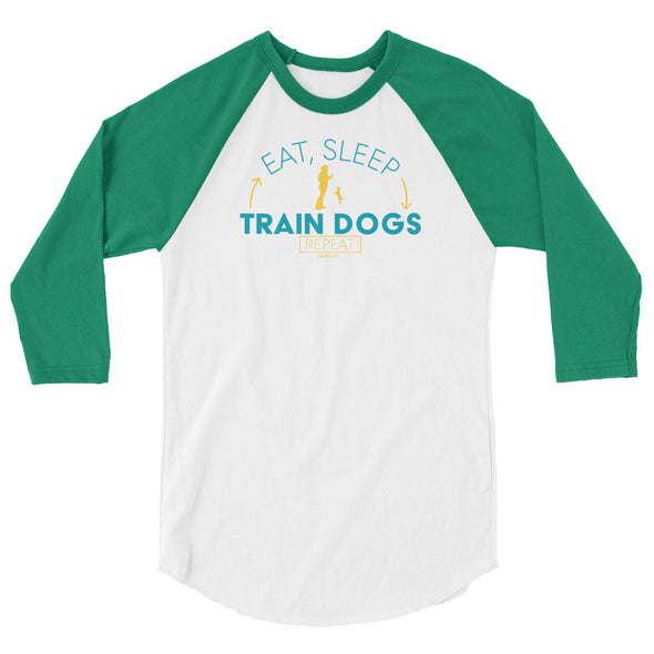 Dog Trainer Life Unisex 3/4 Raglan