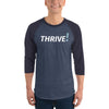 Thrive! Logo Unisex Baseball Tee