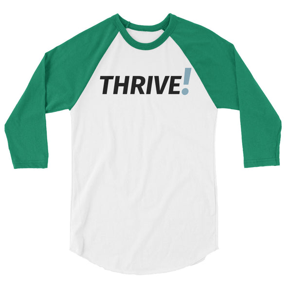 Thrive! Logo Unisex Baseball Tee