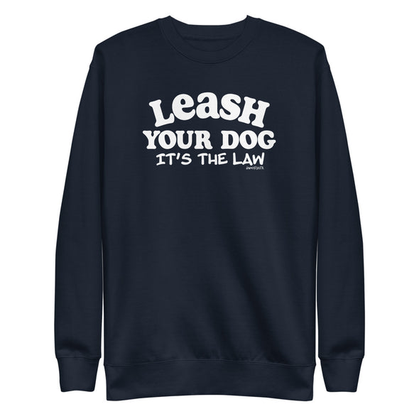 Leash Your Dog Unisex Fleece Crewneck