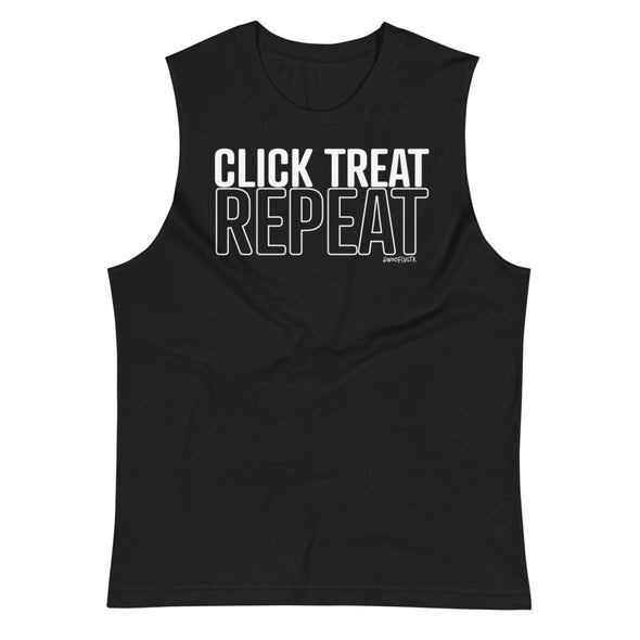 Click, Treat, Repeat Unisex Muscle Tank
