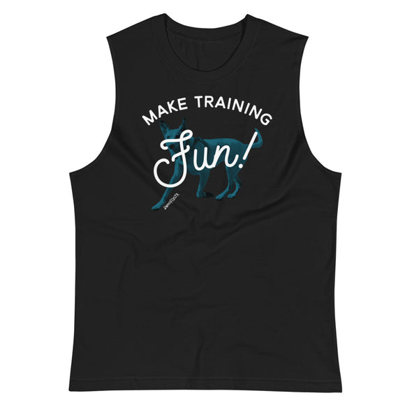 Make Training Fun Unisex Muscle Tank