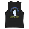 +R Just Clicks Unisex Muscle Tank