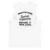 Social Distancing Reactive Dogs Unisex Muscle Tank