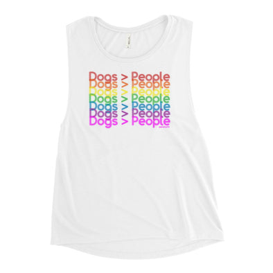 Rainbow Dogs > People Women's Muscle Tank