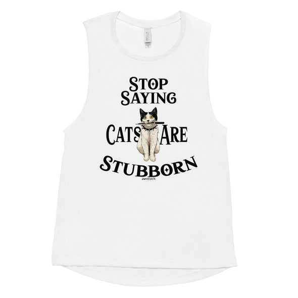 Stubborn Cat Women's Muscle Tank